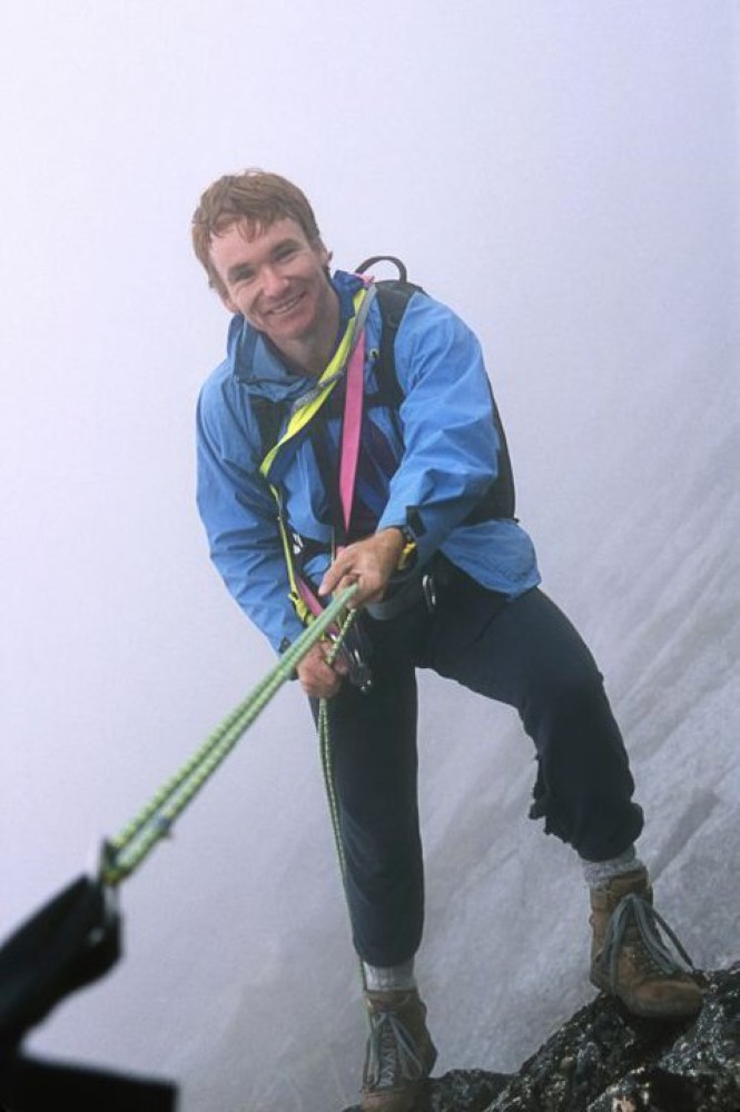 Thomas Kokta in technical climbing gear — high-altitude mountaineering and leadership