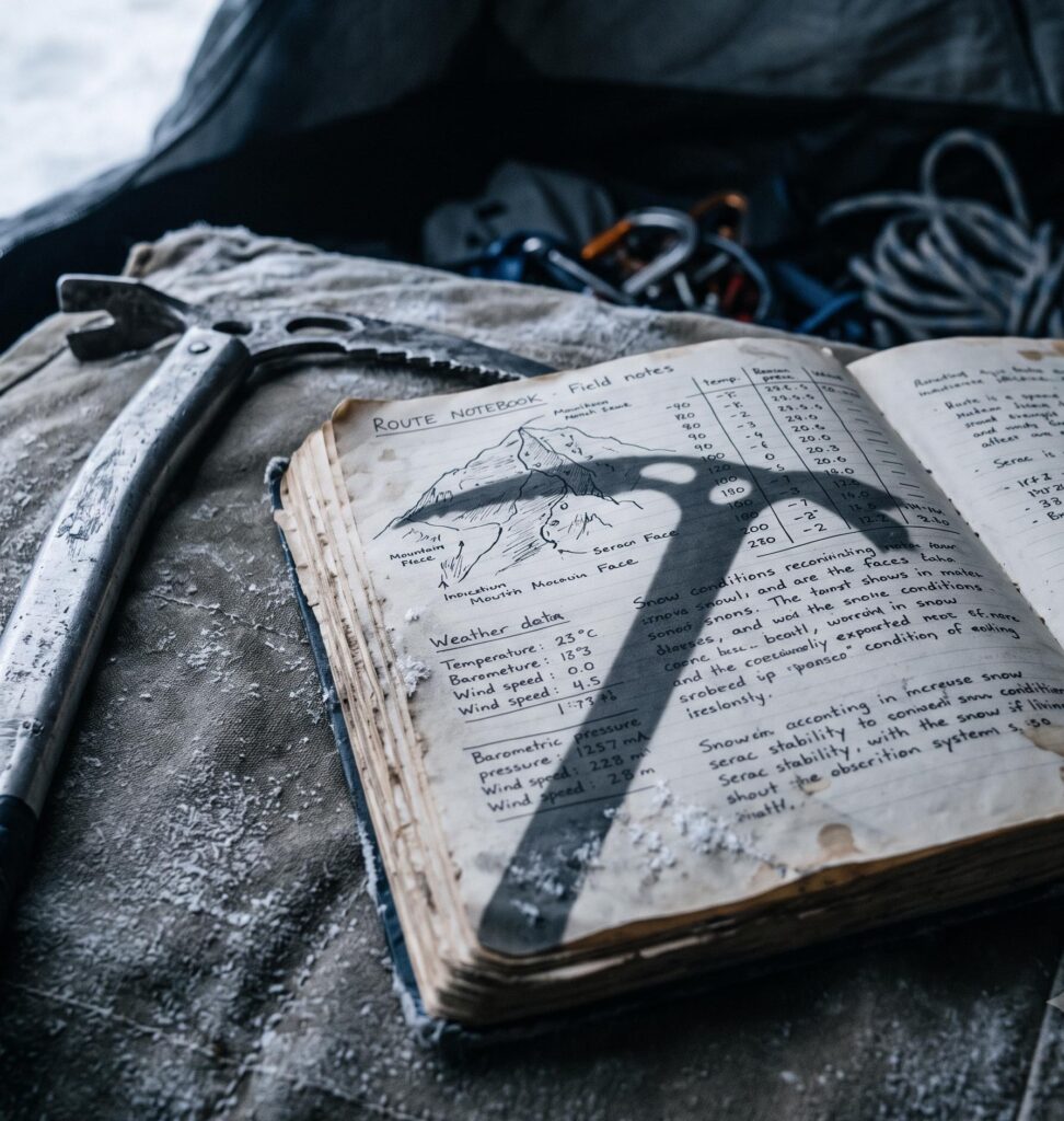Field Notes from Antarctic expedition